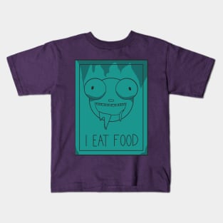 I EAT FOOD Kids T-Shirt